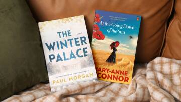 Copies of The Winter Palace by Paul Morgan and At the Going Down of the Sun by Mary-Anne O'Connor. Picture supplied