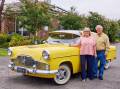 Geoffrey and Maxine Wohlers with their beloved Zephyr. Picture supplied