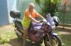 The late Aldo Speziale of Innisfail, Queensland with his motorcycle. Picture supplied