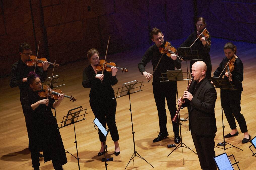 David Rowden and Omega Ensemble performing. Picture by Laura Manariti
