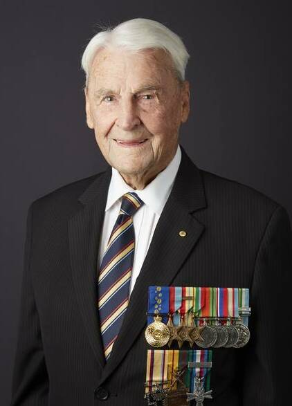 INCREDIBLE: South Australian Bill Corey was well known for sharing his World War II experiences with young people.