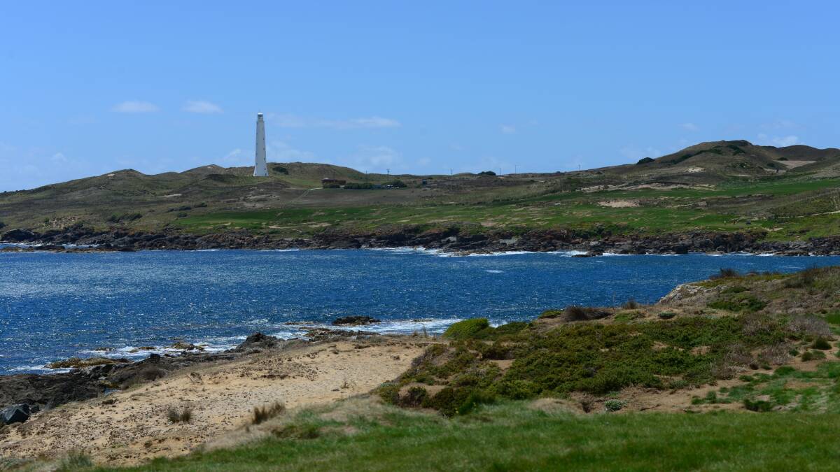 The spectacular view from King Island's Cape Wickham Golf Course. Photo by Phillip Biggs