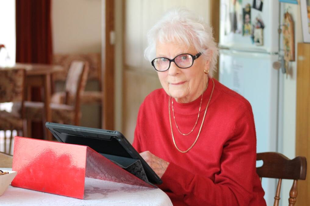 SO EASY – Bernice Turbill says computer-shy seniors just need a little encouragement.