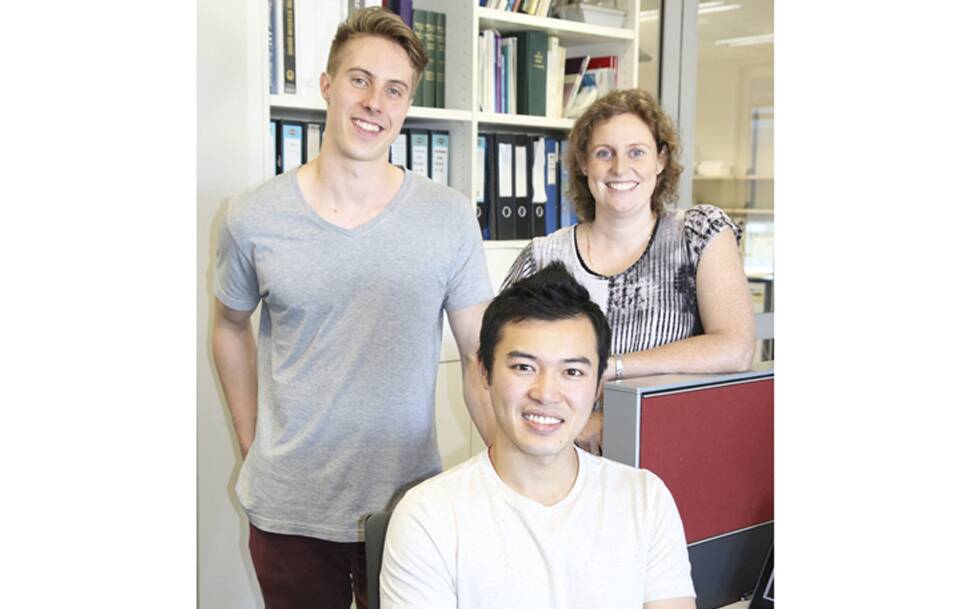 NEW HOPE - James Coleman, Tony Ngo and Dr Nicole Smith hope their breakthrough could help those with high blood pressure.