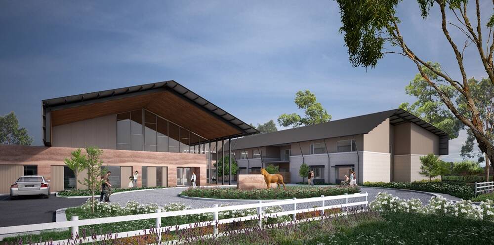 STABLE INVESTMENT - Artists impression of Juniper's new aged care facility in Martin on a historic horse property.