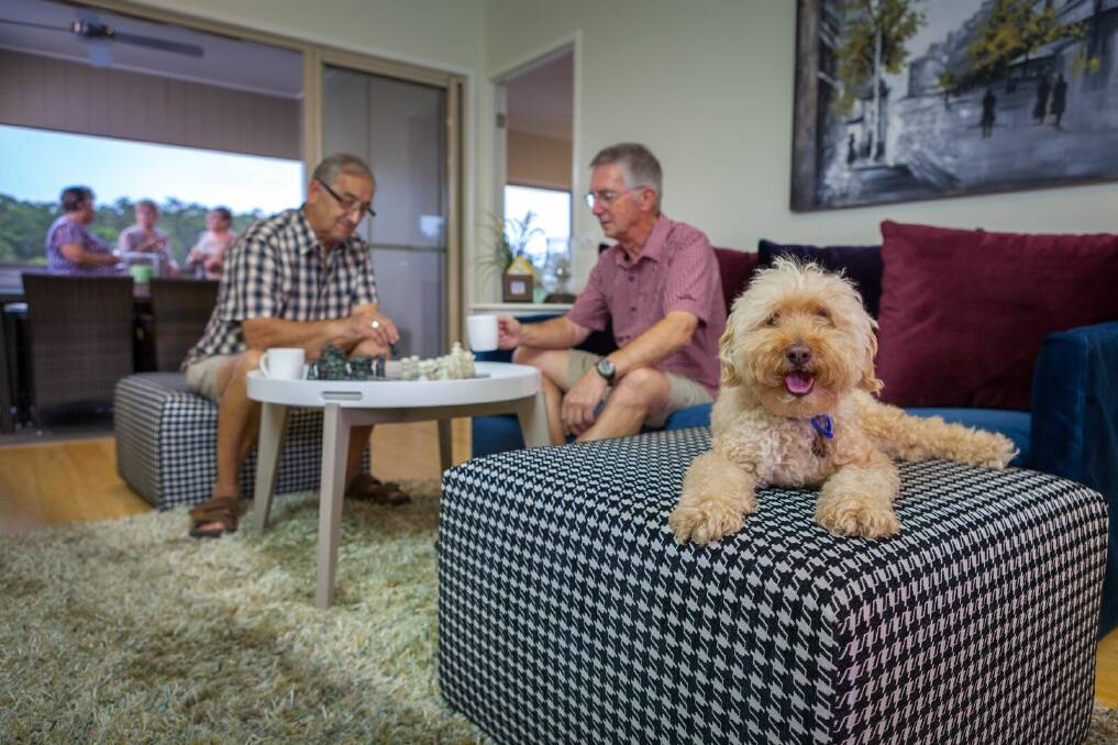 PETS IN RETIREMENT - More retirement village residents want their pets to live with them - just ask Hans Van Der Akkers, John Harris and Polo.