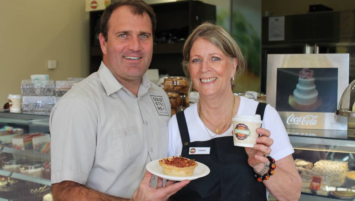 VALUE – Martin Goldstein with mature-age worker Trish Griffiths.
