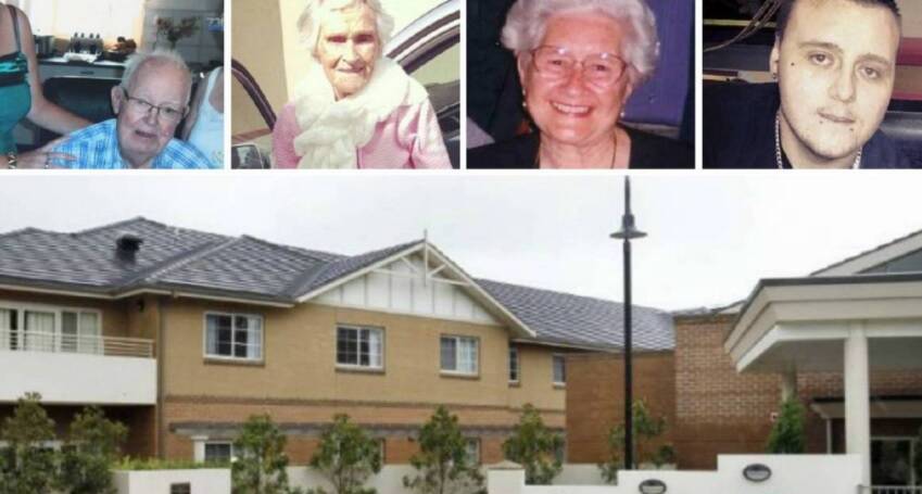 TRAGIC: (L-R) Victims Ryan Kelly, 80, Audrey Manuel, 91, and Gwen Fowler, 83. Garry Steven Davis (top right) was convicted of two counts of murder and one of attempted murder in relation to the SummitCare, Wallsend, residents.