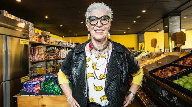 Nourishing families: Chief executive Ronni Kahn at the new OzHarvest supermarket in Sydney. Photo: Jessica Hromas
