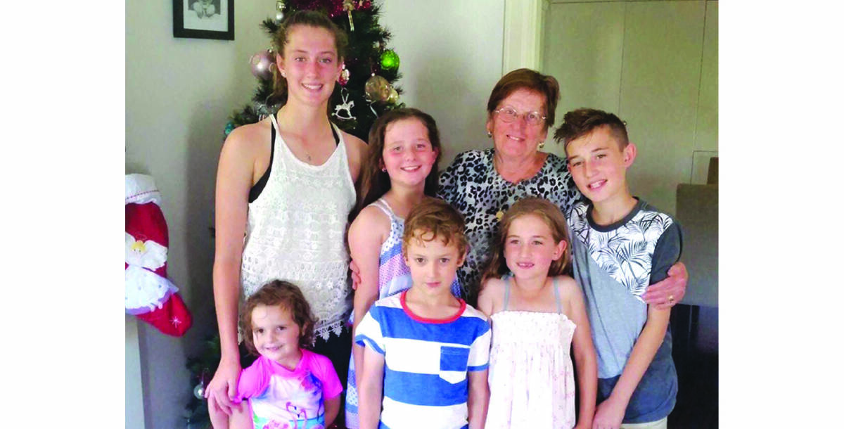 FAMILY TO CHERISH – Ika Bilic with her grandchildren.