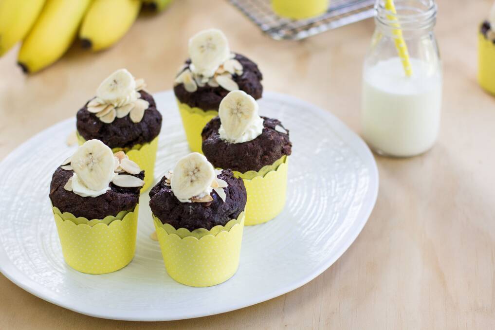 YUM - These muffins are packed with the goodness of bananas.