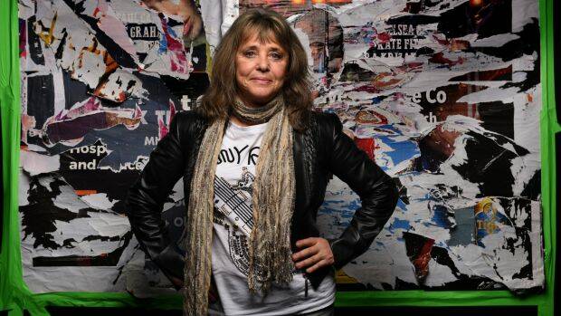 No more farewells: Rock legend Suzi Quatro in Sydney. Photo: Steven Siewert