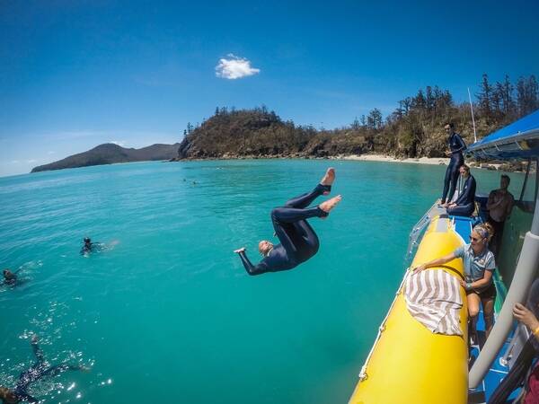 Ocean rafting, Whitsunday Islands post Cyclone Debbie. Photo: Ocean Rafting