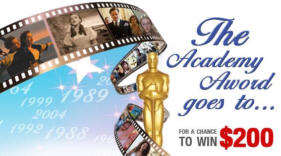 Play our The Academy Award Goes To... crossword puzzle for your chance to win.