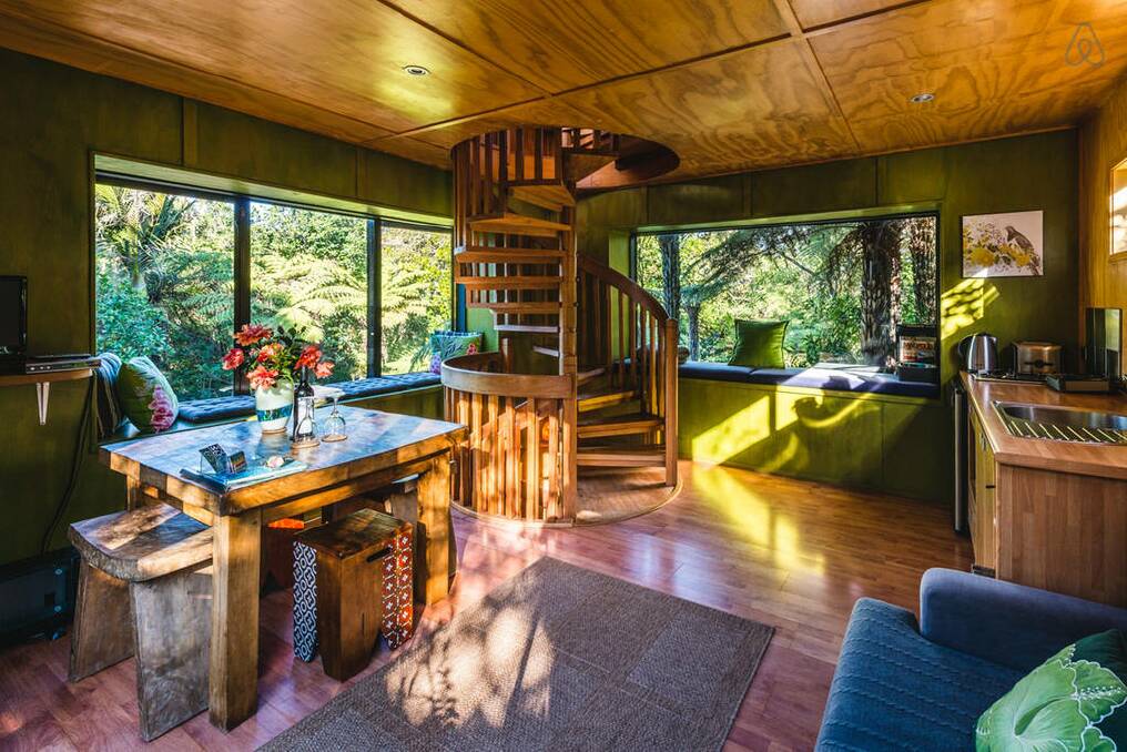 The TreeHouse is a private hideaway.