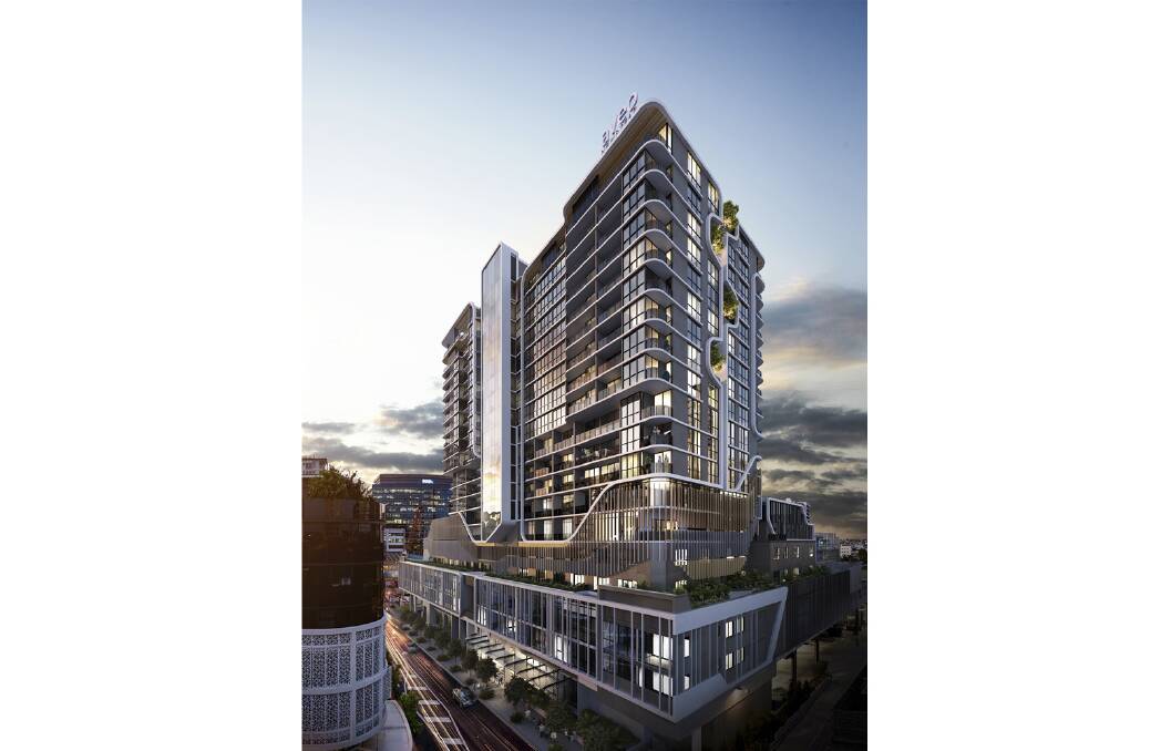 HIGH HOPES - An artists impression of the 19-storey Aveo Newstead vertical retirement community in Brisbane.