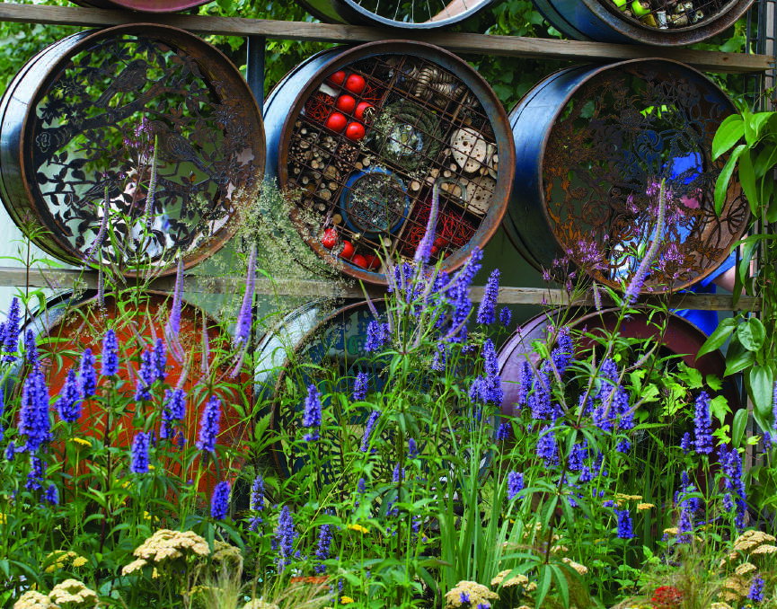 ISN’T THAT... Recycled products can add a special, whimsical touch to your garden.
