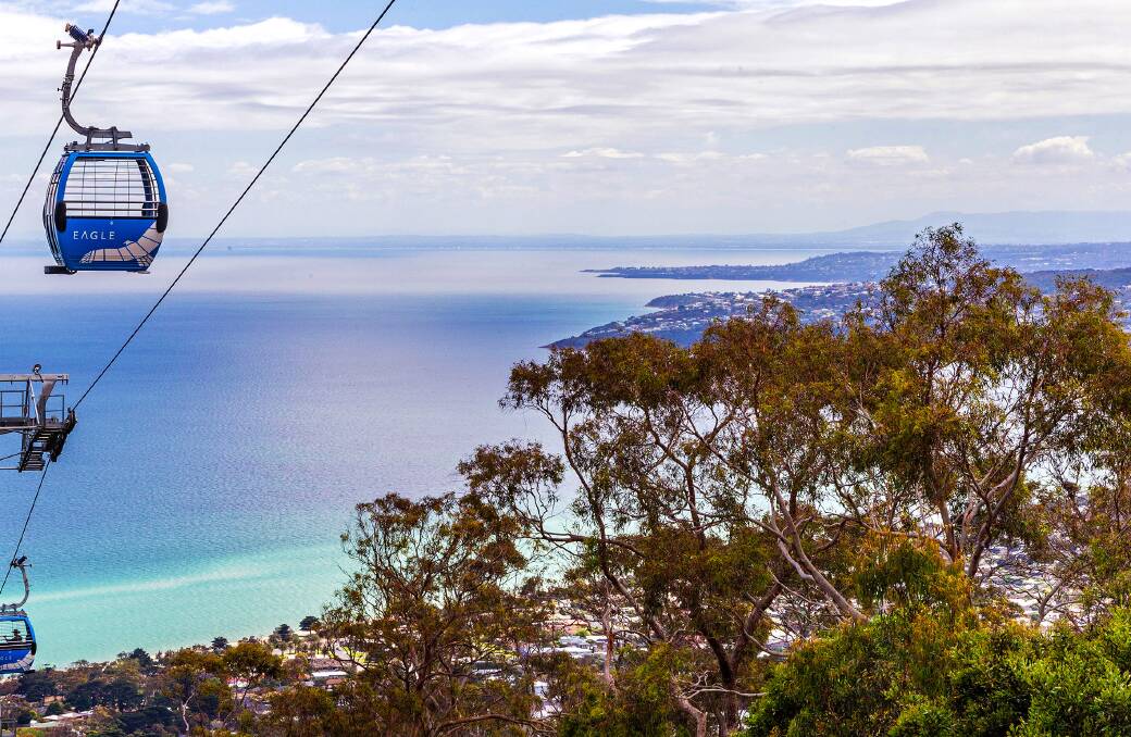 See Arthurs Seat State Park from above.