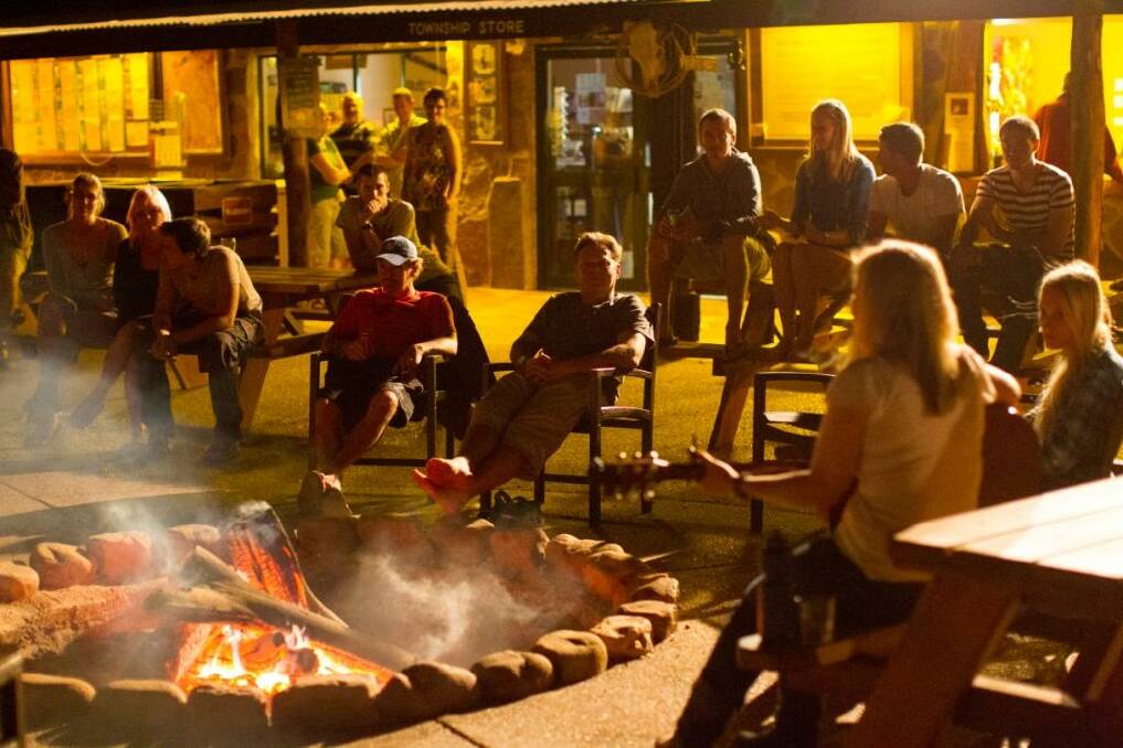 Enjoy the campfire at El Questro.