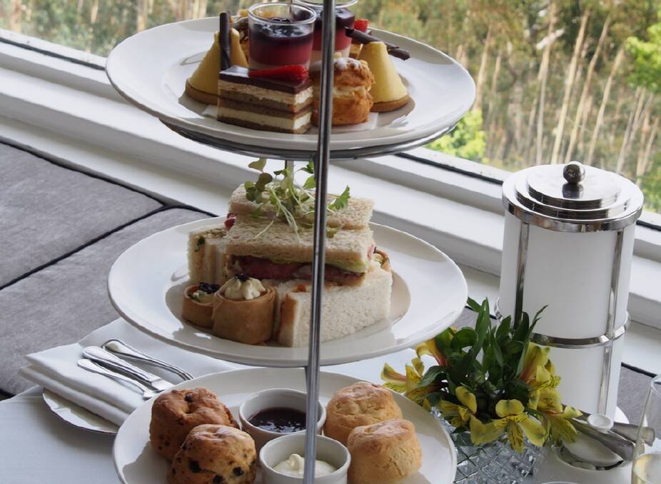 DELIGHT –  High tea at the Hydro Majestic.