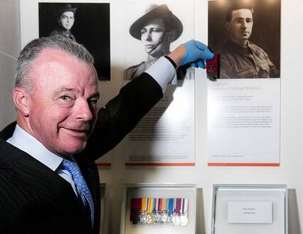 HONOURING THE DEAD: The Australian War Memorial has received a Victoria Cross from an anonymous donor. Pictured: Memorial Director Brendan Nelson. Photo courtesy of the Australian War Memorial.