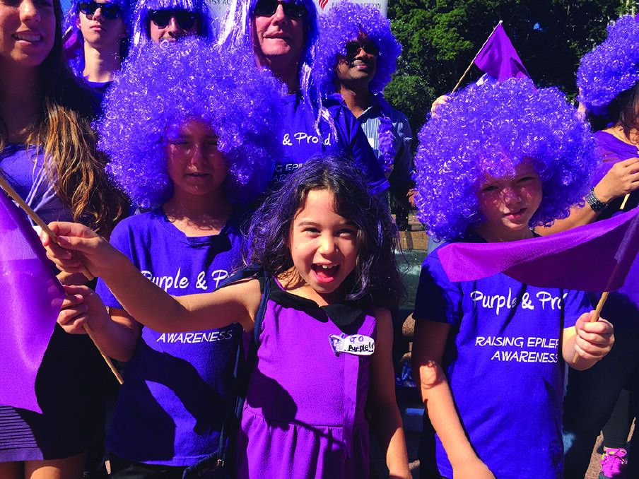PURPLE REIGN – March is Epilepsy Awareness Month.