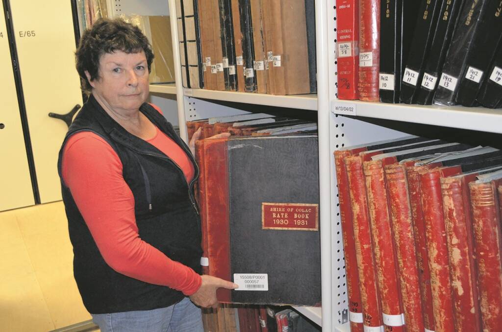 passion for history – Pam Jennings at the Geelong Library and Heritage Centre.