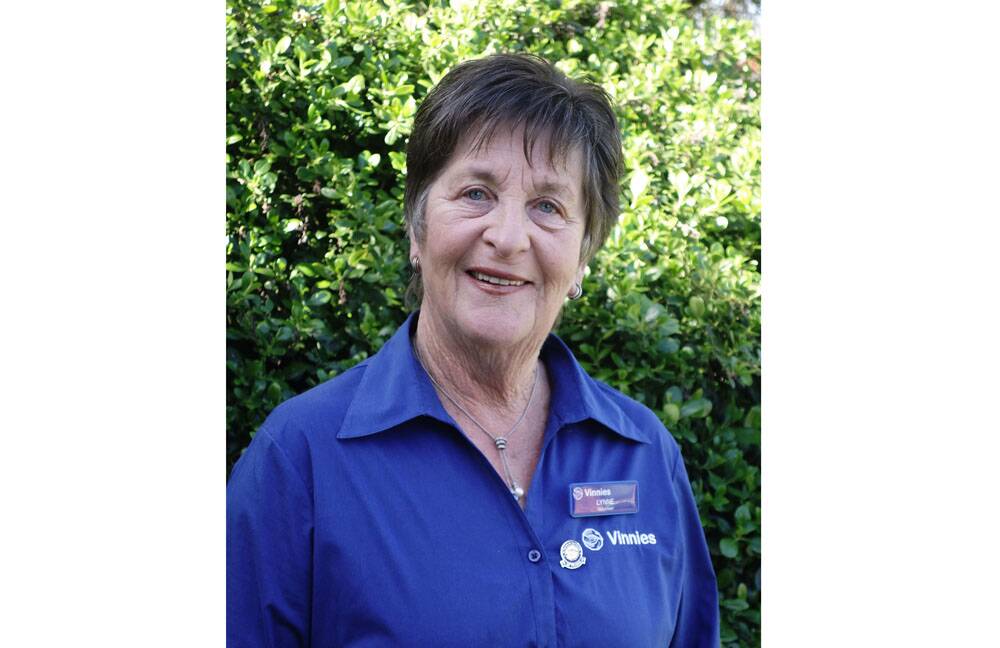 CUSTOMER SATISFACTION –- Lynne Dolbey has been volunteering with Vinnies for the best part of four decades.