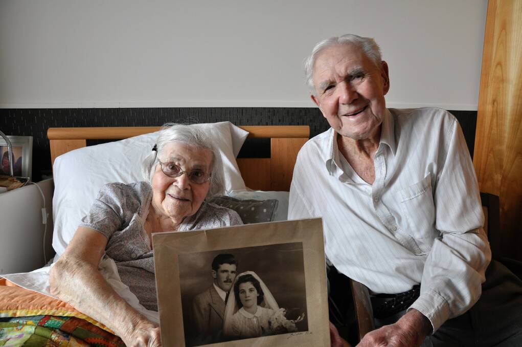 LUCKY IN LOVE - Katherine and James McMahon have been together for more than 70 years.