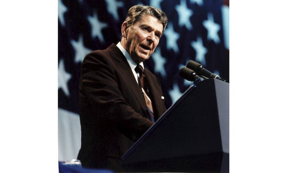 Ronald Reagan's speech changed during his presidency. He was later diagnosed with Alzheimer's.
