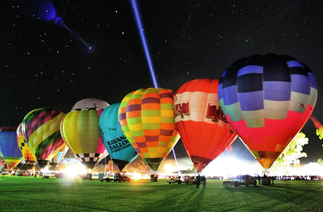 The Cabonne Country Balloon Glow is amazing to see. Photo: Mick Samson