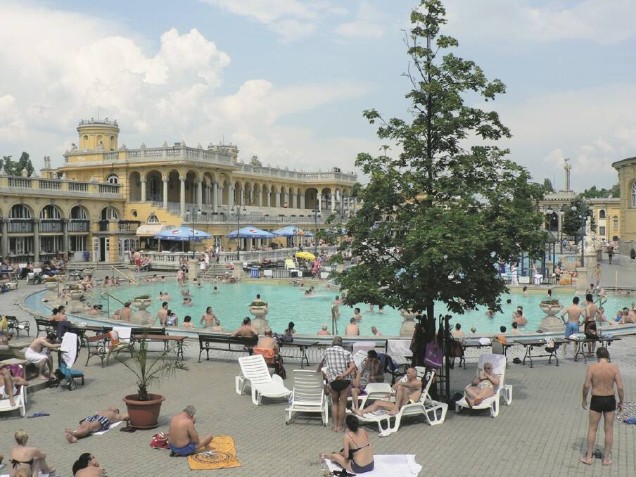 Take in the sun and dip the toes in Budapest.