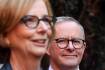 'He's ready': Gillard seeks the national female vote for Albanese