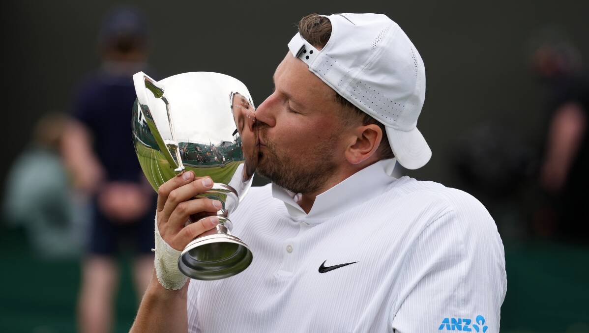 Tennis champion Dylan Alcott has been named 2022 Australian of the Year. Picture: Getty Images
