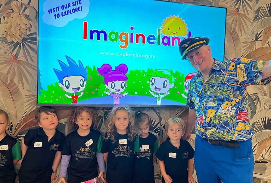 IMAGINE THAT: Charles Margerison launches his new program for preschoolers.