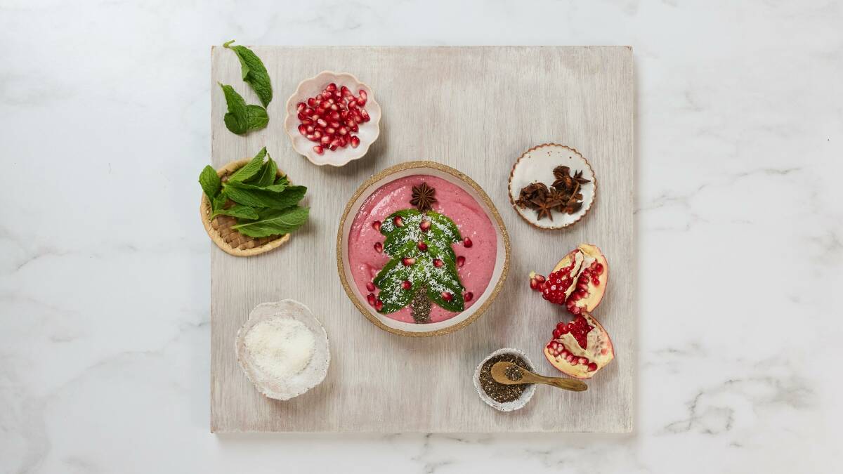 Kathleen's festive smoothie bowl should go down a treat. Picture supplied