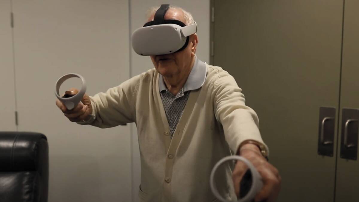 VIRTUAL REALITY: A whole new world is opening up for seniors who are being transported on wonderful journeys.
