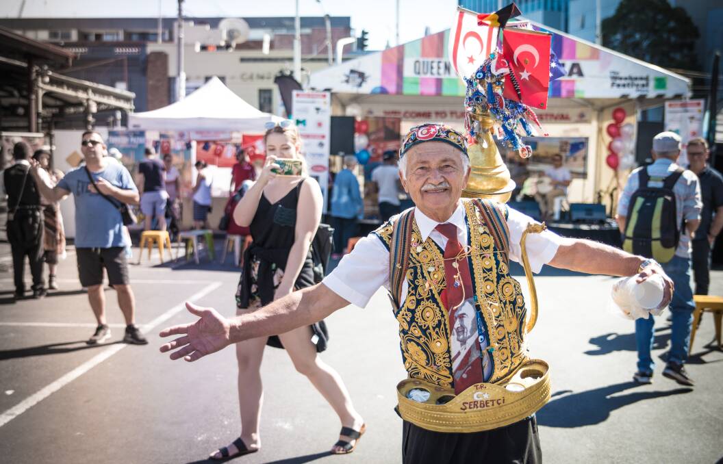 Meet the Sherbert Man at the Turkish Pazar Festival. Picture supplied