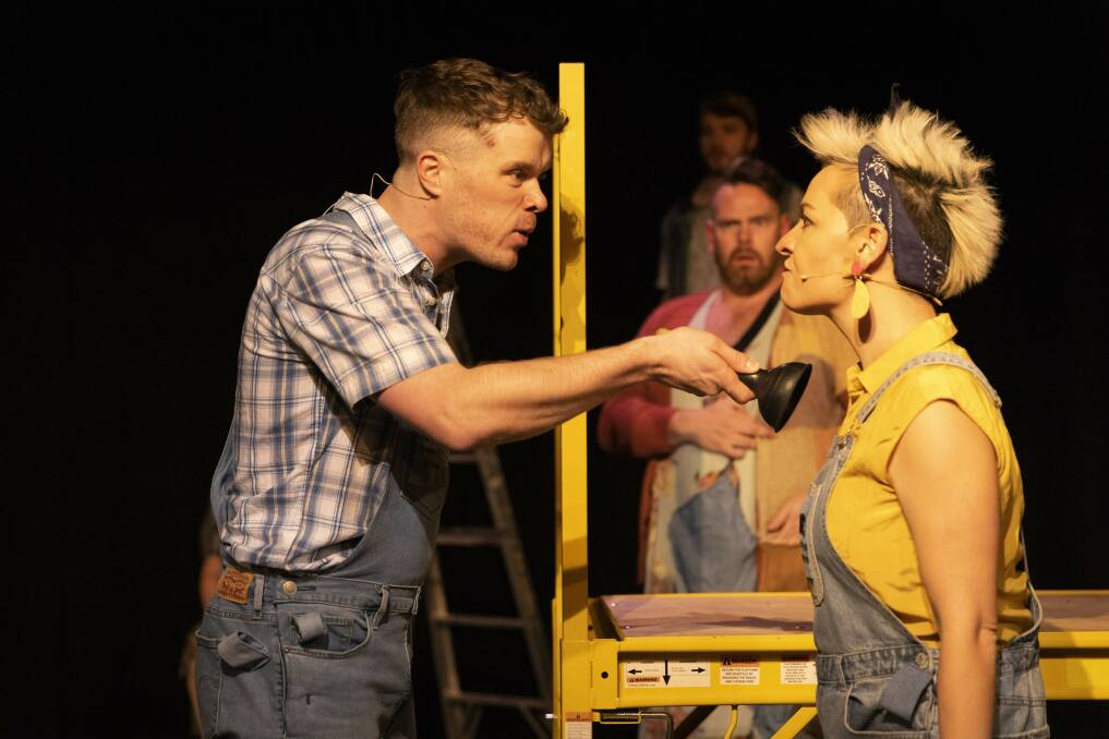 Urinetown is a satirical play ridiculing capitalism and corporate corruption. Picture by Jane Duong