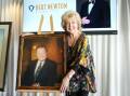 OVER THE MOON: Patti Newton said she was honoured her husband had been recognised in this way.