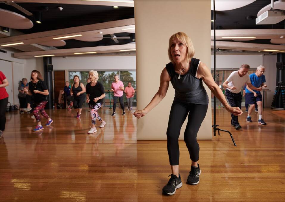 LEADING THE CHARGE: Joy Green leads the 'Active Living' exercise group at Monash University Peninsula Campus in Frankston.