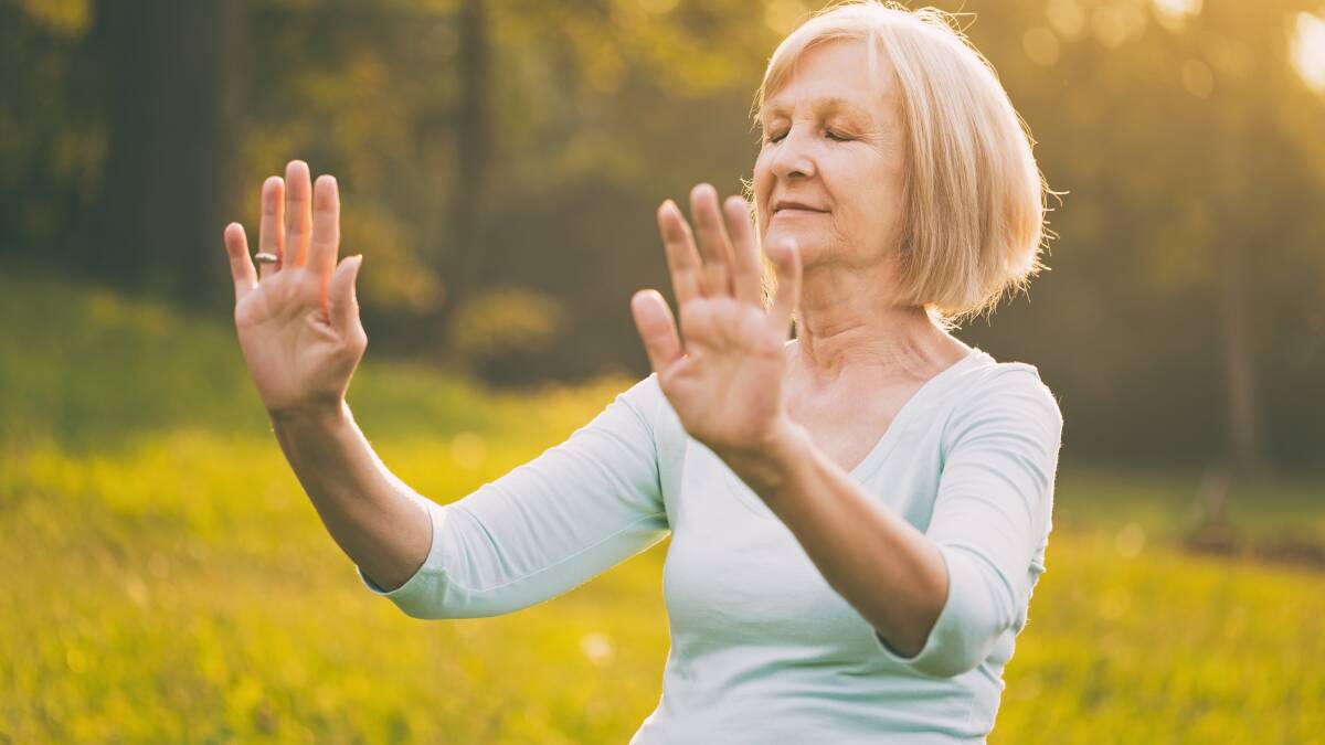 HEALTHY AGEING: Try tai chi.