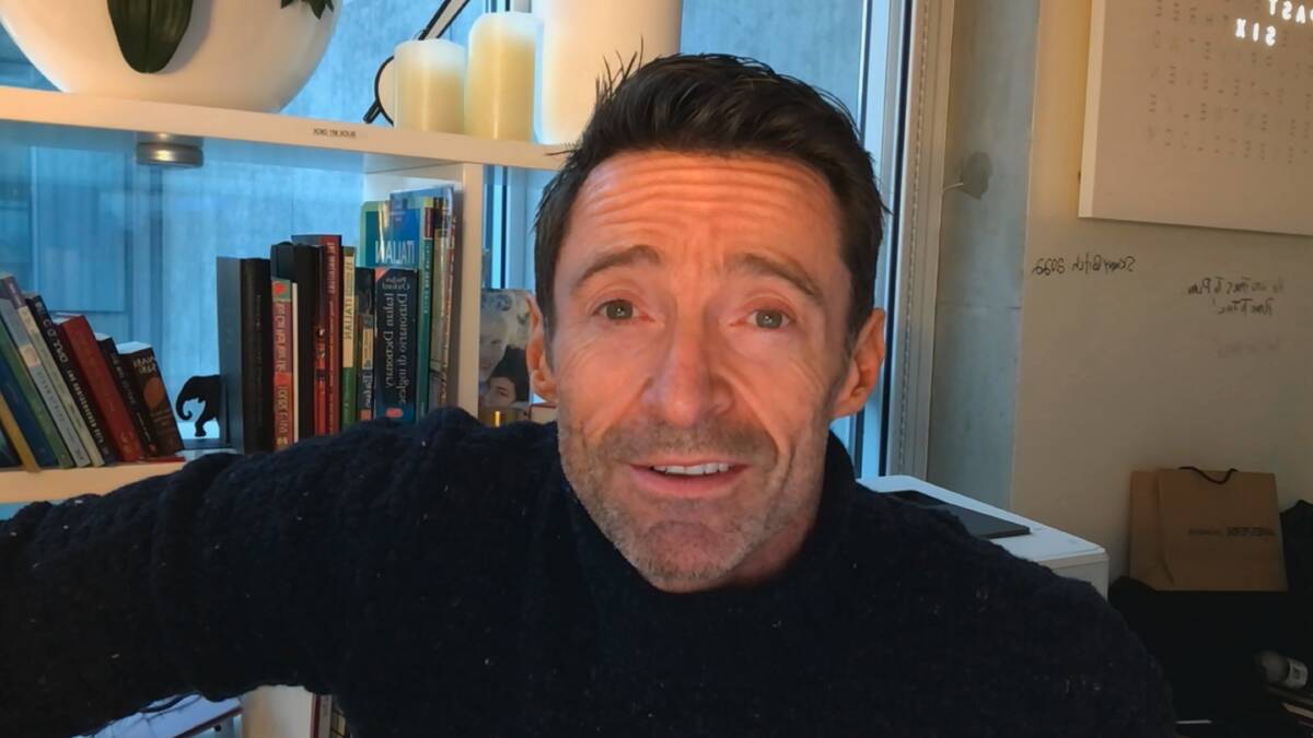 Hugh Jackman is one of the big names to appear in the induction video. Picture Russell James.