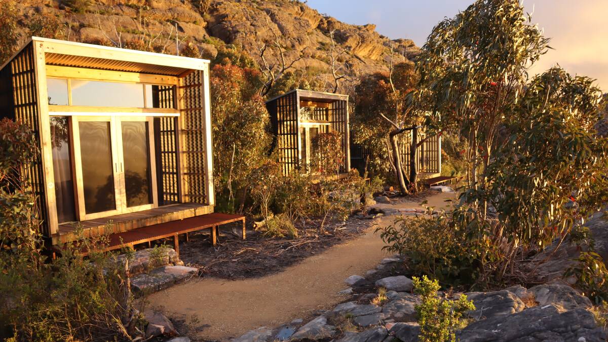 SNUG AS: Eco-friendly hiker huts on the northern peaks' two-night itinerary are available through licensed tour operators, who offer guided packages and services.