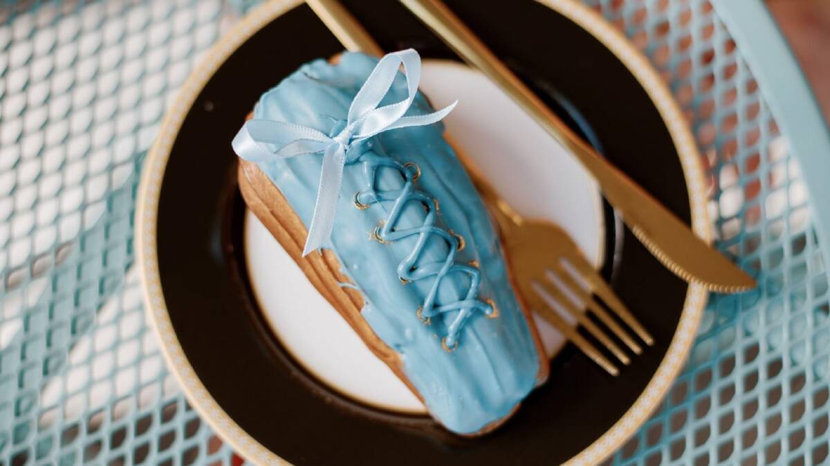 Snack on a blue suede shoe from Bendigos Blue Bird patisserie.