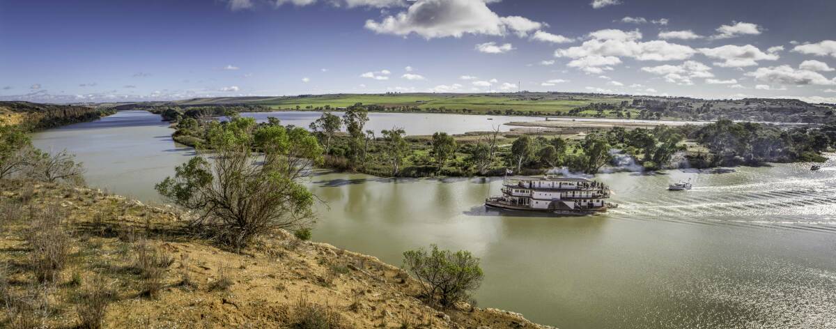 PS Marion as it cruises past Bowhill in South Australia along the Murray River. Picture supplied