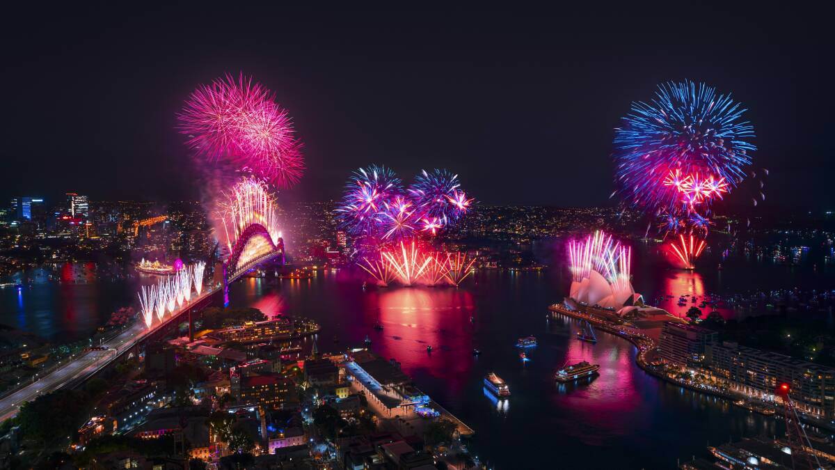 STUNNING: Being on the water is the best vantage point to watch the New Year's Eve fireworks in Sydney. 