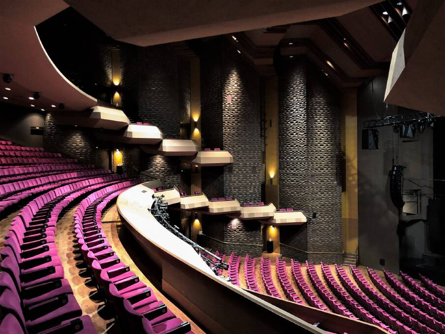 Seating inside the Adelaide Festival Theatre. Picture by Picture by Australian Institute of Architects SA chapter/Nicolette Di Lernia