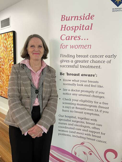 Jane Marsh, clinical manager of the Brian Fricker Oncology Centre and the Breast and Endocrine Centre at Burnside Hospital, Adelaide. Picture supplied