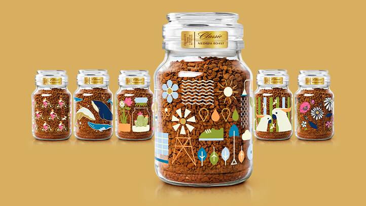 Collectable Moccona jars take sustainable twist